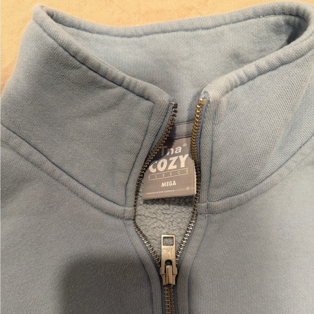 TNA Light Blue Cozy Fleece Sweater